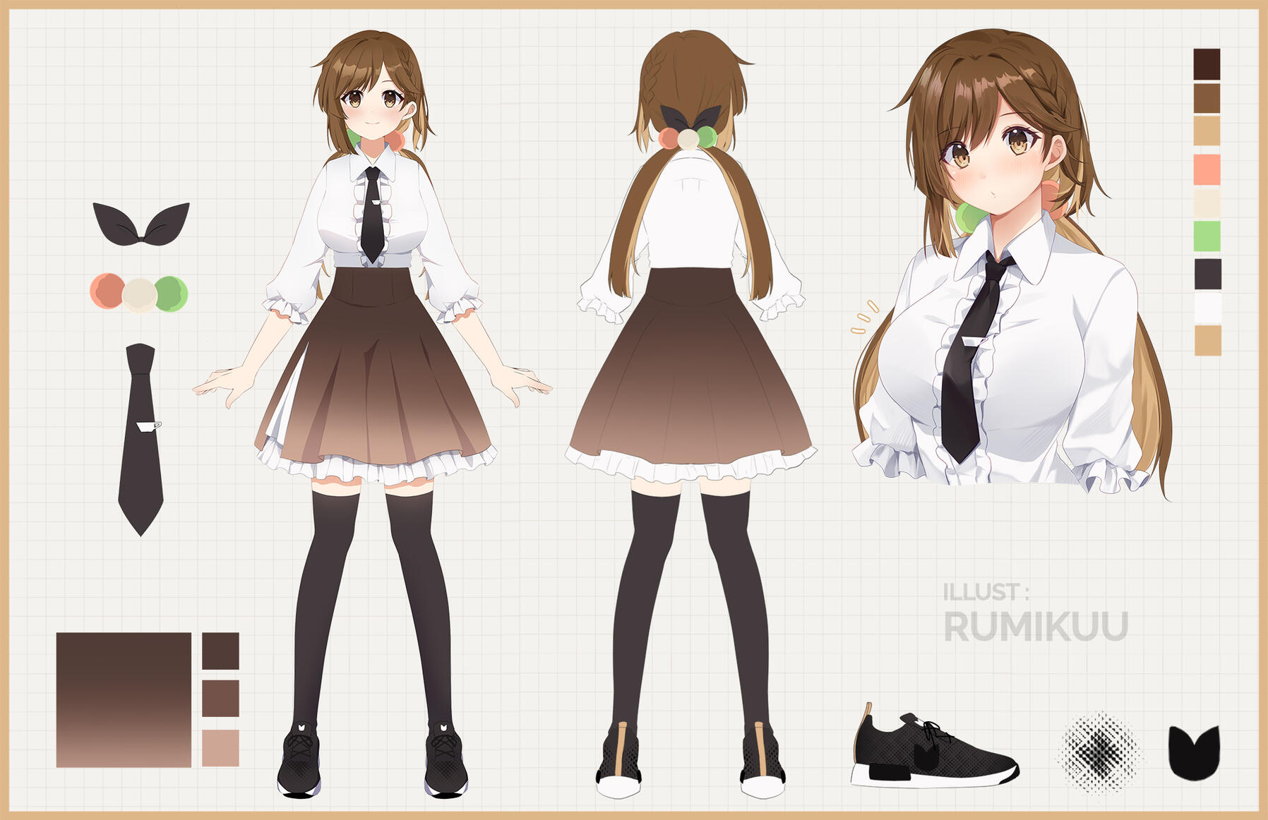 Crema Vtuber Design Crema Vtuber Design